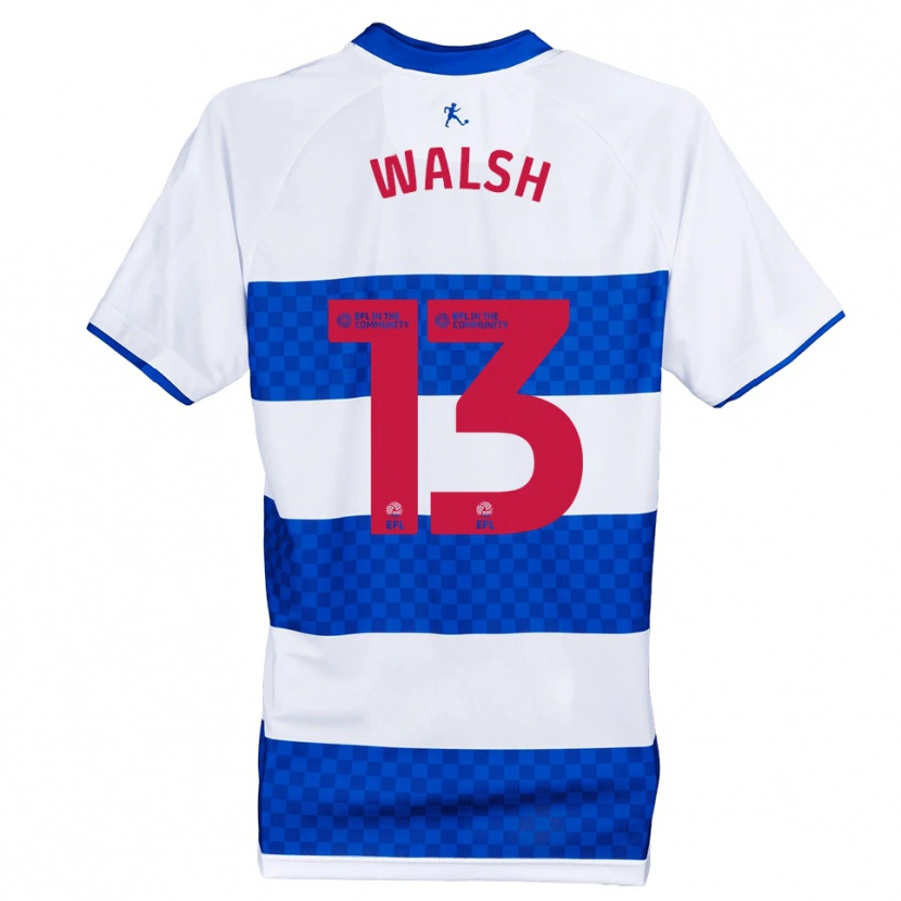 Danxen Hombre Camiseta Joe Walsh #13 Azul Blanco 1ª Equipación 2025/26 La Camisa México