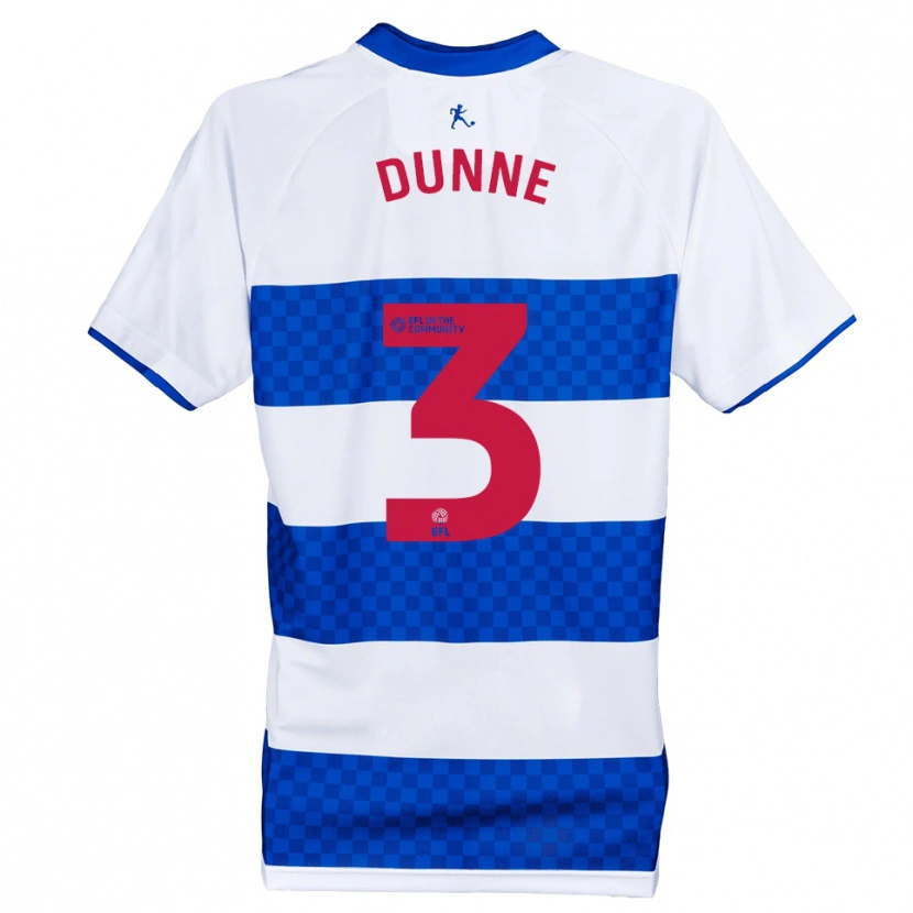 Danxen Hombre Camiseta Jimmy Dunne #3 Azul Blanco 1ª Equipación 2025/26 La Camisa México