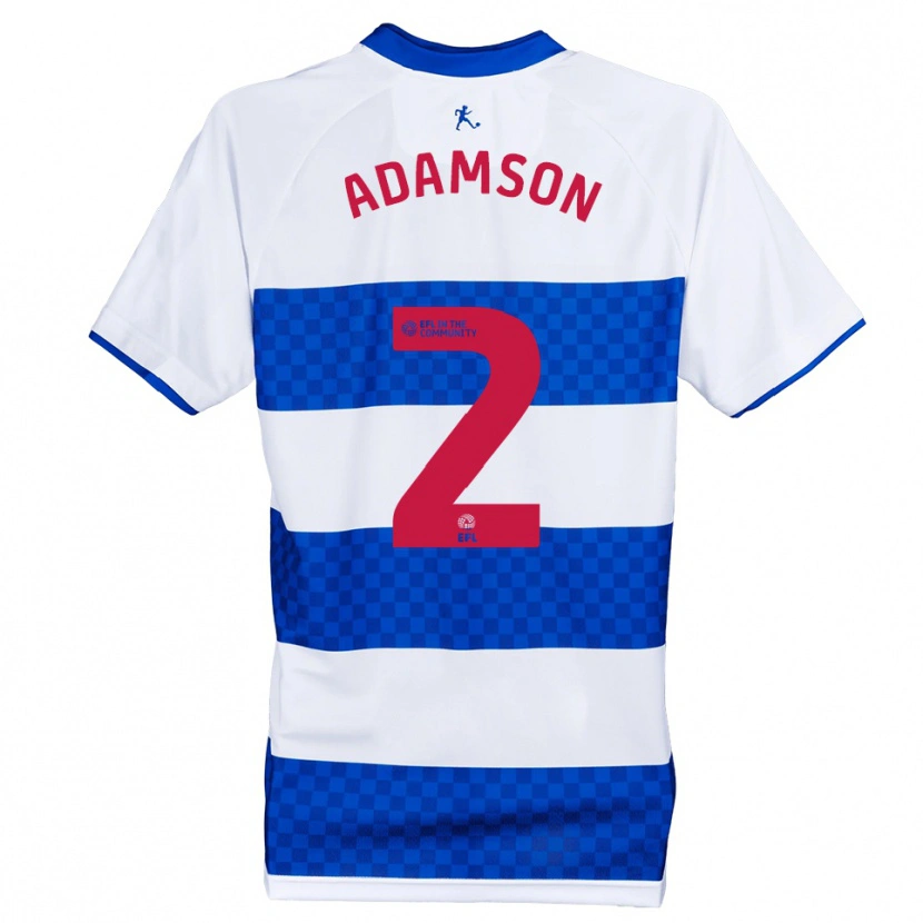 Danxen Hombre Camiseta Kealey Adamson #2 Azul Blanco 1ª Equipación 2025/26 La Camisa México