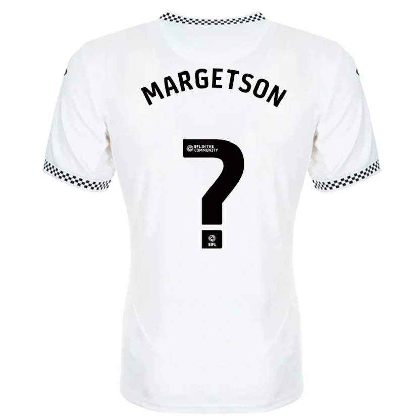 Danxen Hombre Camiseta Kit Margetson #0 Blanco Naranja 1ª Equipación 2025/26 La Camisa México
