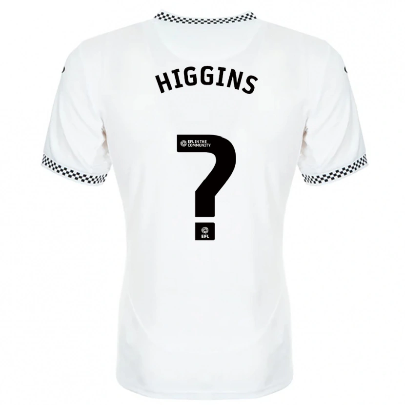 Danxen Hombre Camiseta Aidan Higgins #0 Blanco Naranja 1ª Equipación 2025/26 La Camisa México
