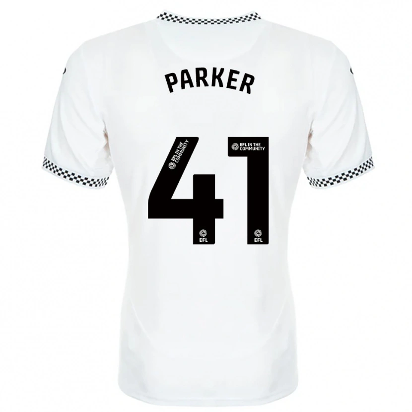 Danxen Hombre Camiseta Sam Parker #41 Blanco Naranja 1ª Equipación 2025/26 La Camisa México