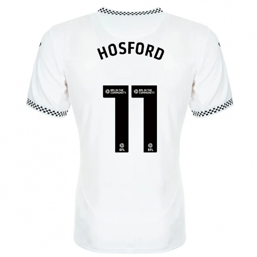 Danxen Hombre Camiseta Katy Hosford #11 Blanco Naranja 1ª Equipación 2025/26 La Camisa México