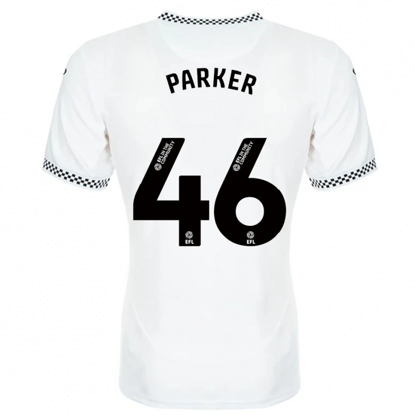 Danxen Hombre Camiseta Arthur Parker #46 Blanco Naranja 1ª Equipación 2025/26 La Camisa México