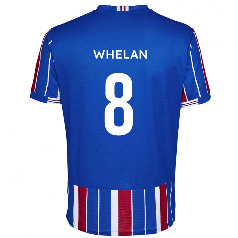 Danxen Hombre Camiseta Callum Whelan #8 Azul Rojo Blanco 1ª Equipación 2025/26 La Camisa México