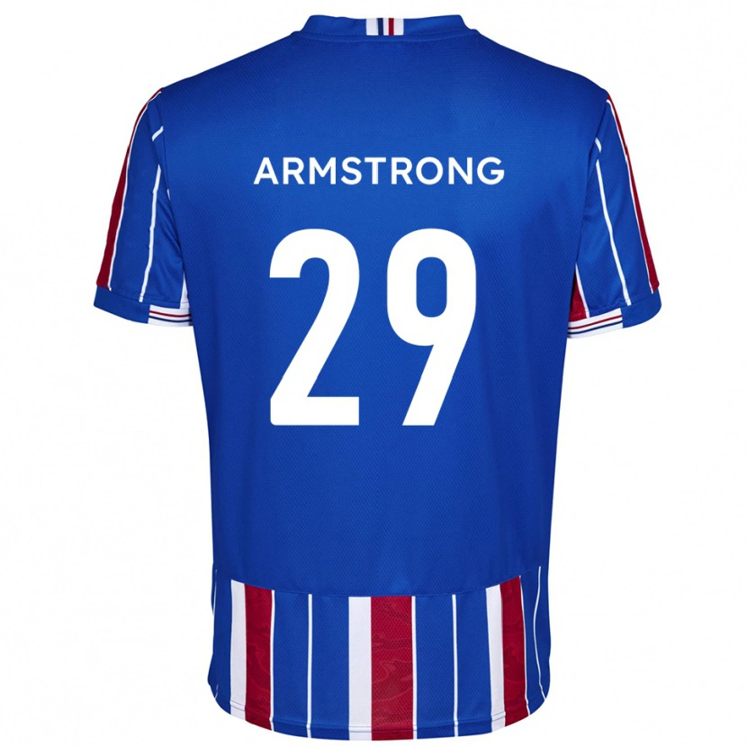 Danxen Hombre Camiseta Luke Armstrong #29 Azul Rojo Blanco 1ª Equipación 2025/26 La Camisa México