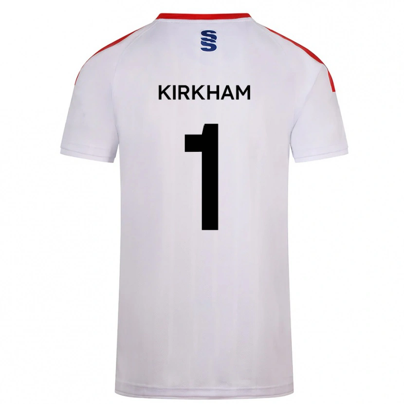 Danxen Hombre Camiseta Skye Kirkham #1 Blanco Azul Marino 1ª Equipación 2025/26 La Camisa México
