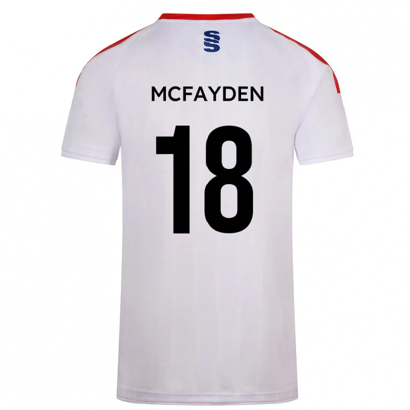 Danxen Hombre Camiseta Lincoln Mcfayden #18 Blanco Azul Marino 1ª Equipación 2025/26 La Camisa México
