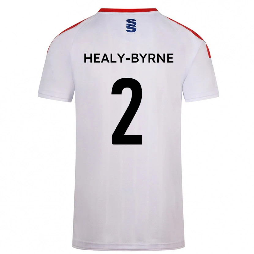 Danxen Hombre Camiseta Alex Healy-Byrne #2 Blanco Azul Marino 1ª Equipación 2025/26 La Camisa México