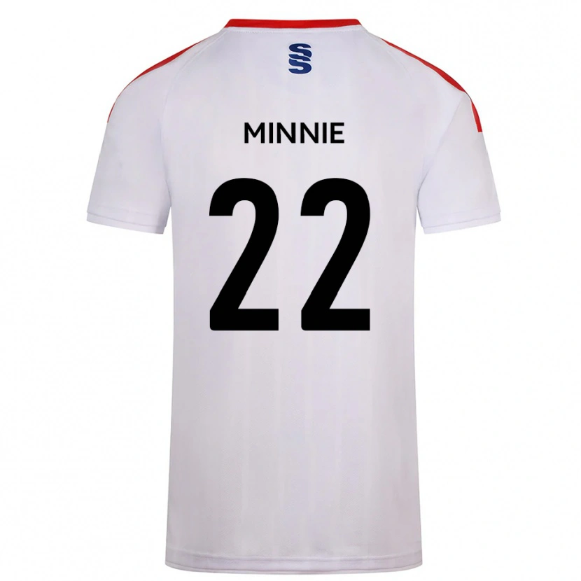 Danxen Hombre Camiseta Minnie Rogers #22 Blanco Azul Marino 1ª Equipación 2025/26 La Camisa México