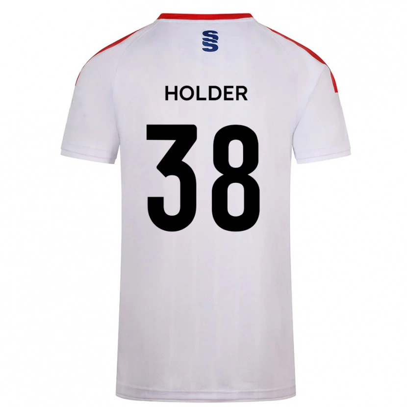 Danxen Hombre Camiseta Stan Holder #38 Blanco Azul Marino 1ª Equipación 2025/26 La Camisa México