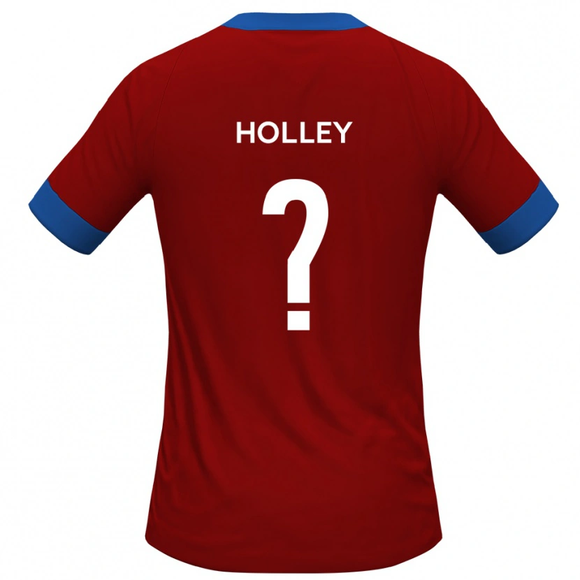 Danxen Hombre Camiseta Mark Holley #0 Rojo Azul 1ª Equipación 2025/26 La Camisa México