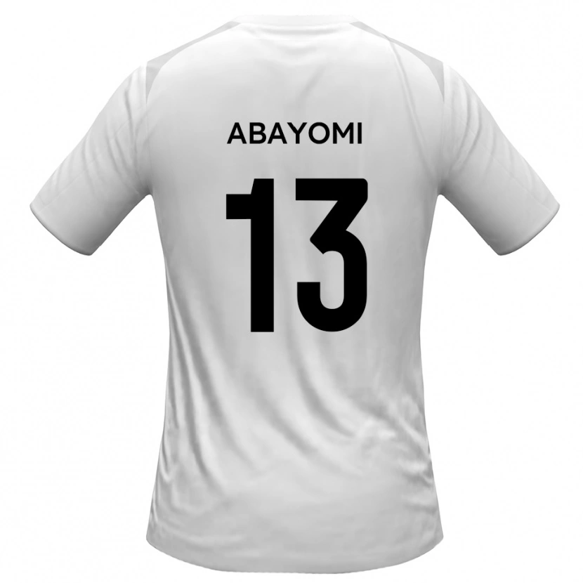 Danxen Hombre Camiseta Koju Abayomi #13 Blanco Gris 1ª Equipación 2025/26 La Camisa México