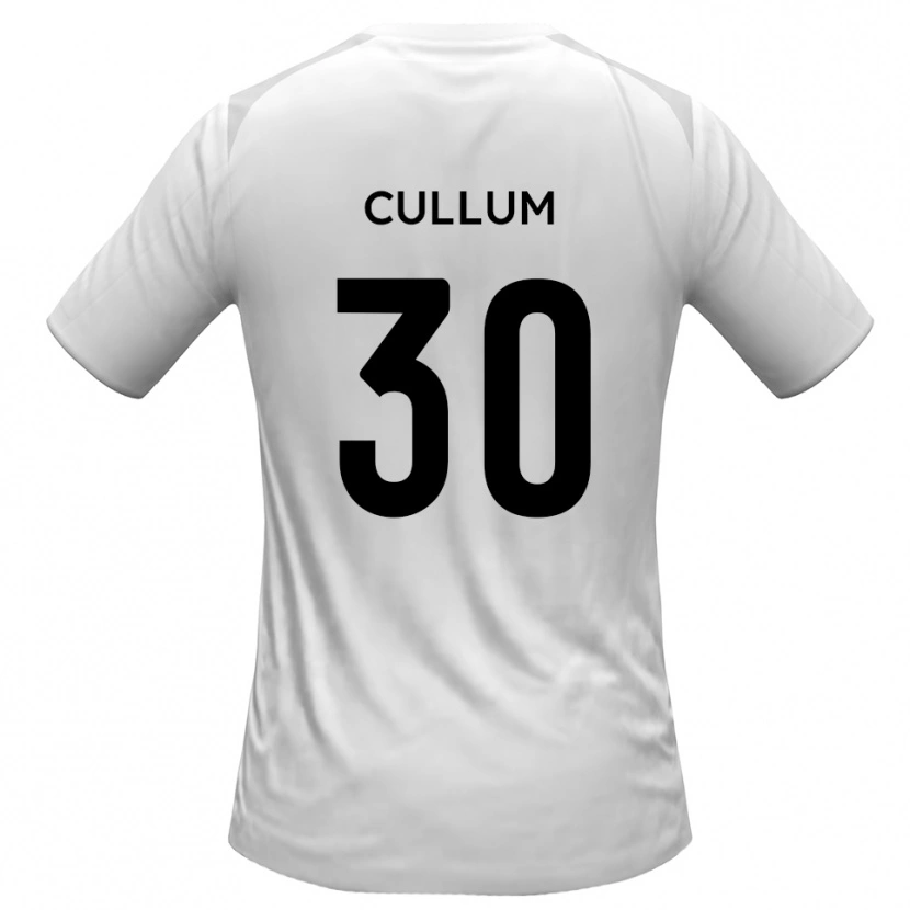 Danxen Hombre Camiseta Kai Cullum #30 Blanco Gris 1ª Equipación 2025/26 La Camisa México