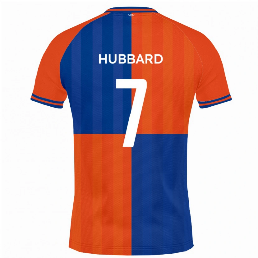 Danxen Hombre Camiseta Fletcher Hubbard #7 Naranja Azul Real 1ª Equipación 2025/26 La Camisa México
