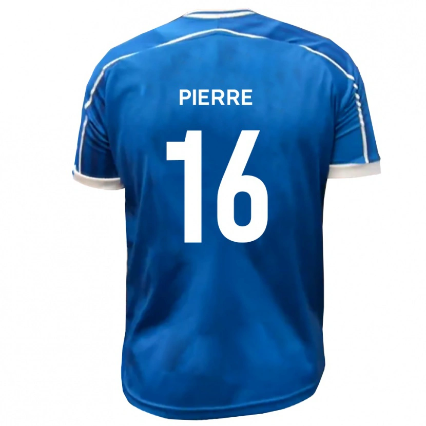 Danxen Hombre Camiseta Aaron Pierre #16 Azul Blanco 1ª Equipación 2025/26 La Camisa México