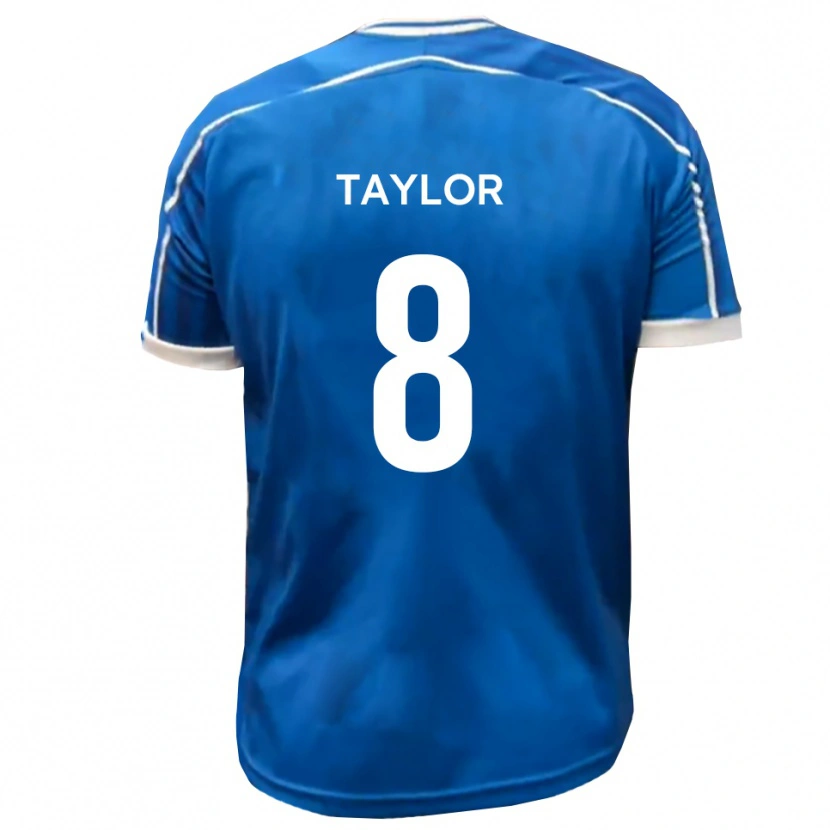 Danxen Hombre Camiseta Jake Taylor #8 Azul Blanco 1ª Equipación 2025/26 La Camisa México