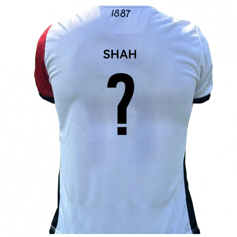 Danxen Hombre Camiseta Savion Shah #0 Rojo Blanco 1ª Equipación 2025/26 La Camisa México