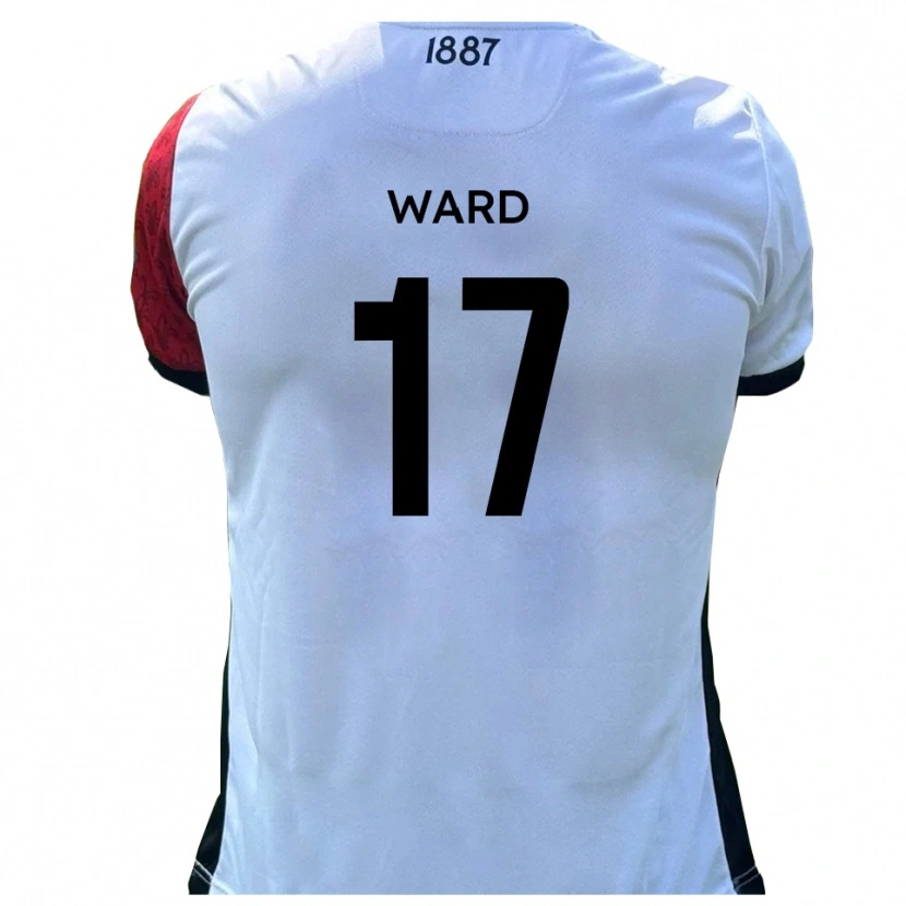 Danxen Hombre Camiseta Matt Ward #17 Rojo Blanco 1ª Equipación 2025/26 La Camisa México
