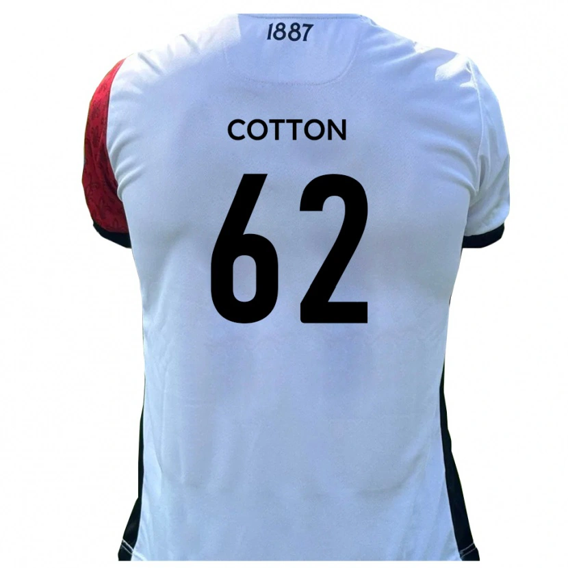 Danxen Hombre Camiseta Bailey Cotton #62 Rojo Blanco 1ª Equipación 2025/26 La Camisa México