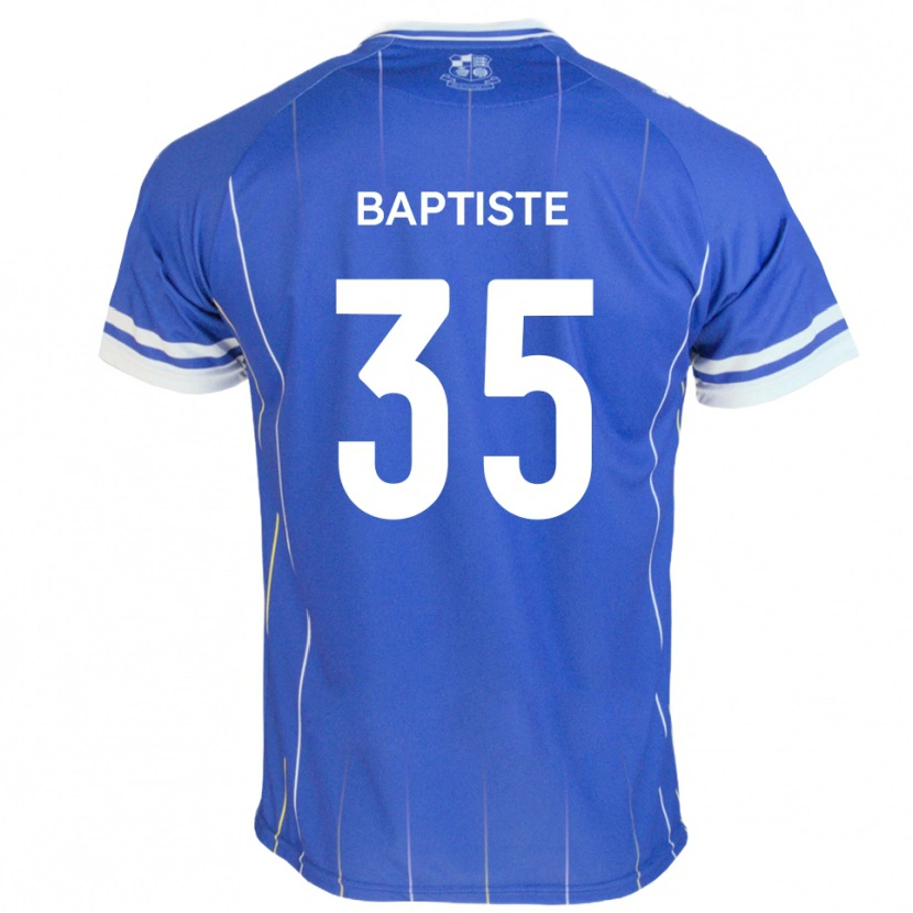 Danxen Hombre Camiseta Dante Baptiste #35 Azul Real 1ª Equipación 2025/26 La Camisa México