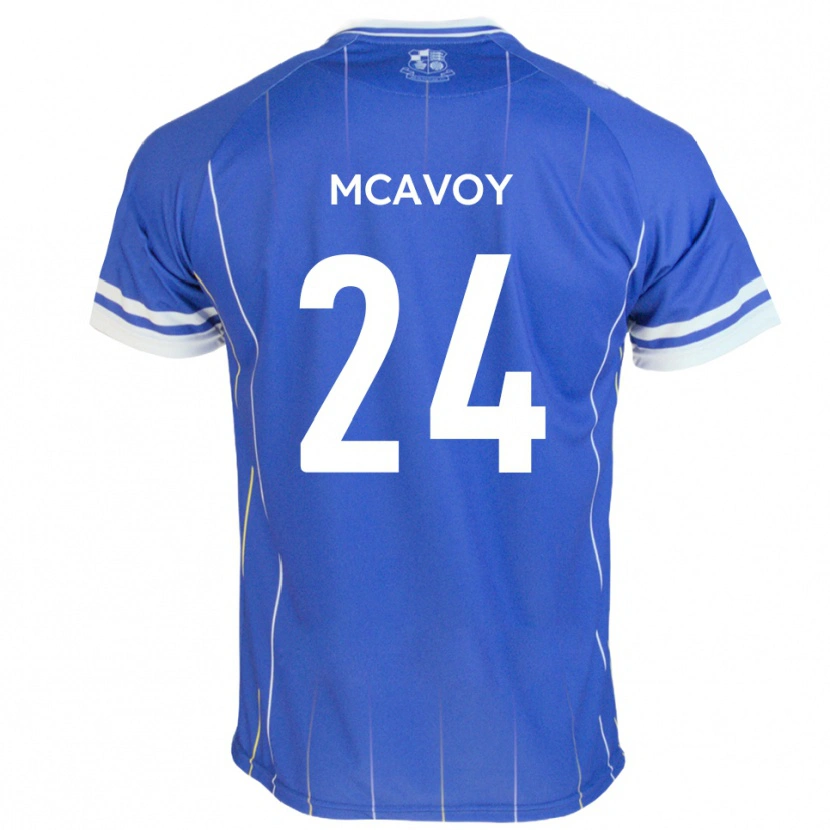 Danxen Hombre Camiseta Connor Mcavoy #24 Azul Real 1ª Equipación 2025/26 La Camisa México