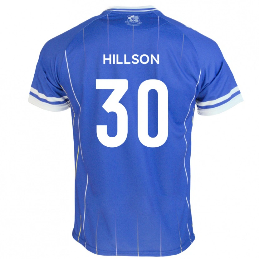 Danxen Hombre Camiseta James Hillson #30 Azul Real 1ª Equipación 2025/26 La Camisa México