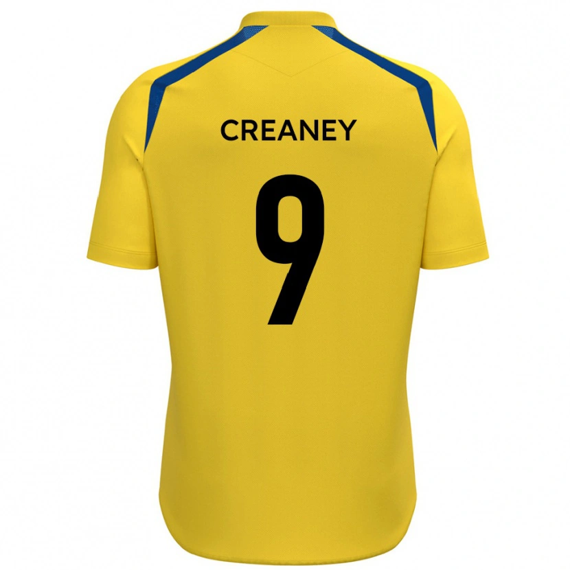 Danxen Hombre Camiseta Dan Creaney #9 Amarillo Azul 1ª Equipación 2025/26 La Camisa México