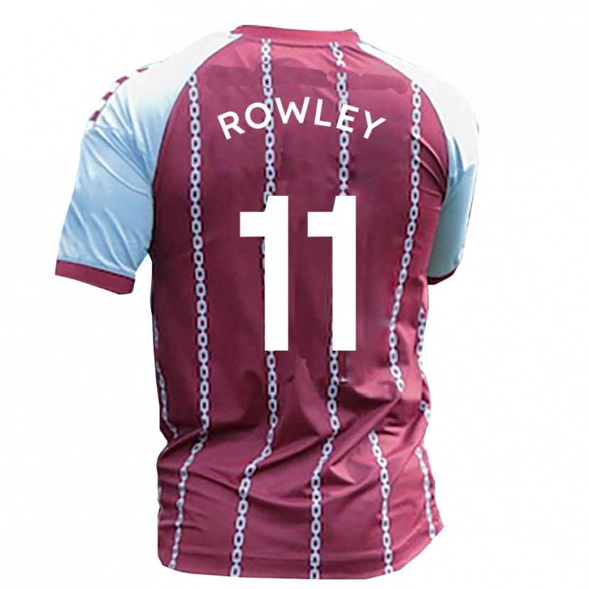 Danxen Hombre Camiseta Joe Rowley #11 Azul Celeste Rojo Óxido 1ª Equipación 2025/26 La Camisa México