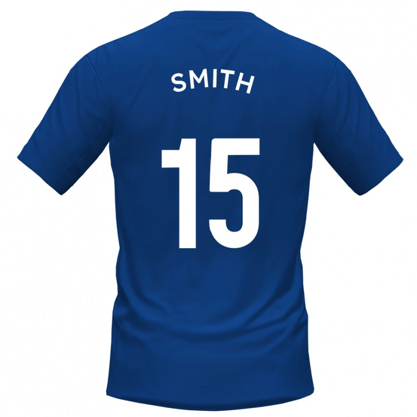 Danxen Hombre Camiseta Will Smith #15 Azul Blanco 1ª Equipación 2025/26 La Camisa México