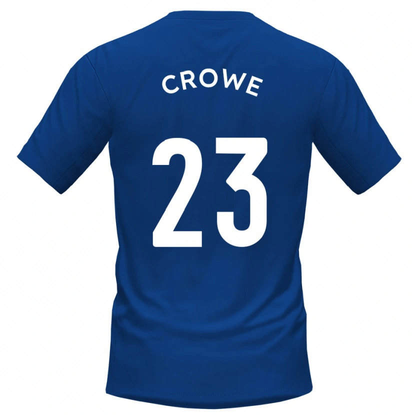 Danxen Hombre Camiseta Dylan Crowe #23 Azul Blanco 1ª Equipación 2025/26 La Camisa México
