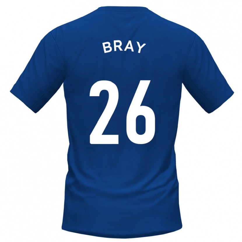Danxen Hombre Camiseta Owen Bray #26 Azul Blanco 1ª Equipación 2025/26 La Camisa México