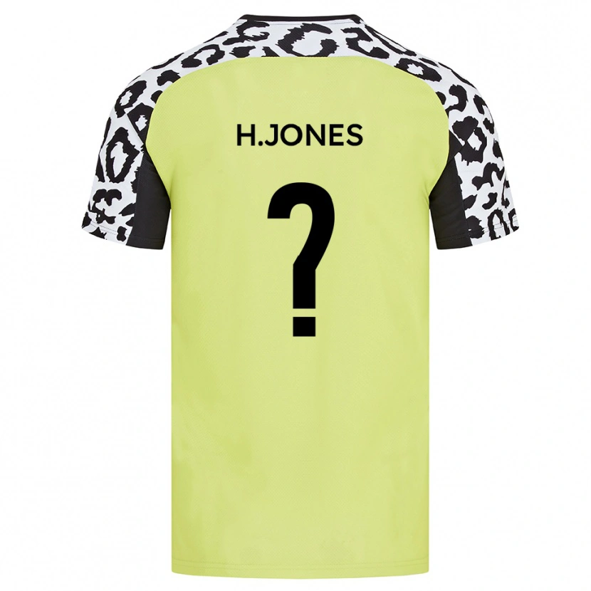 Danxen Hombre Camiseta Hattie Jones #0 Amarillo Fluorescente 1ª Equipación 2025/26 La Camisa México