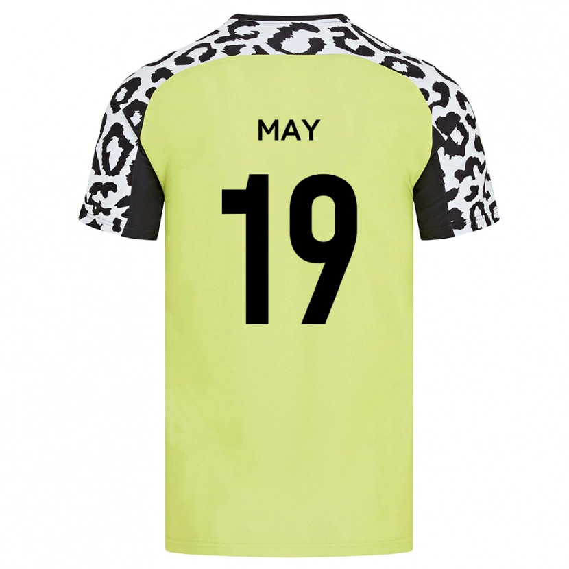 Danxen Hombre Camiseta Adam May #19 Amarillo Fluorescente 1ª Equipación 2025/26 La Camisa México