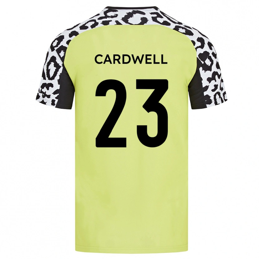 Danxen Hombre Camiseta Harry Cardwell #23 Amarillo Fluorescente 1ª Equipación 2025/26 La Camisa México