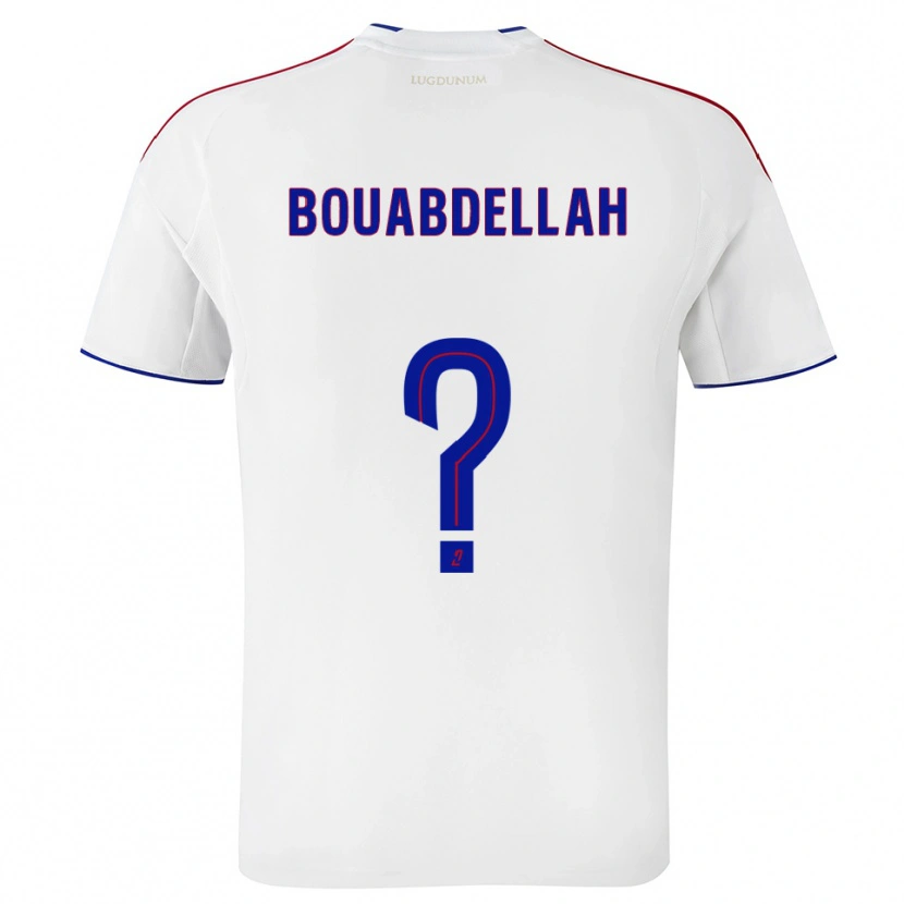 Danxen Hombre Camiseta Jalis Bouabdellah #0 Blanco Rojo 1ª Equipación 2025/26 La Camisa México