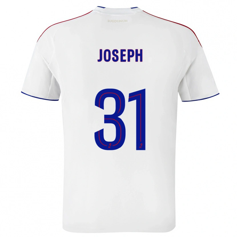 Danxen Hombre Camiseta Liana Joseph #31 Blanco Rojo 1ª Equipación 2025/26 La Camisa México