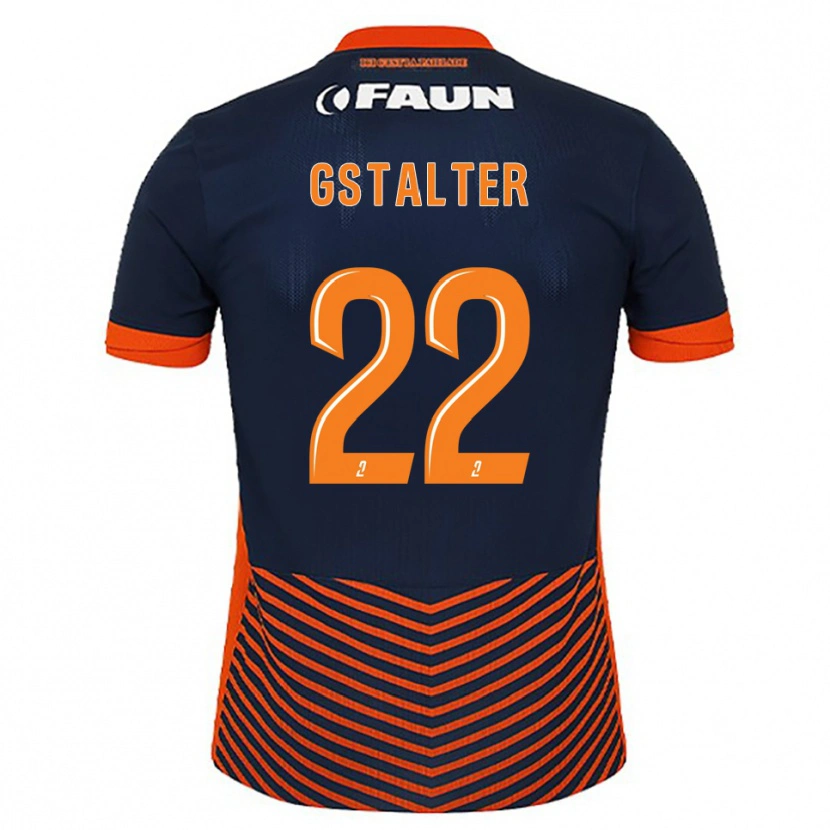 Danxen Hombre Camiseta Lola Gstalter #22 Azul Medianoche Naranja 1ª Equipación 2025/26 La Camisa México