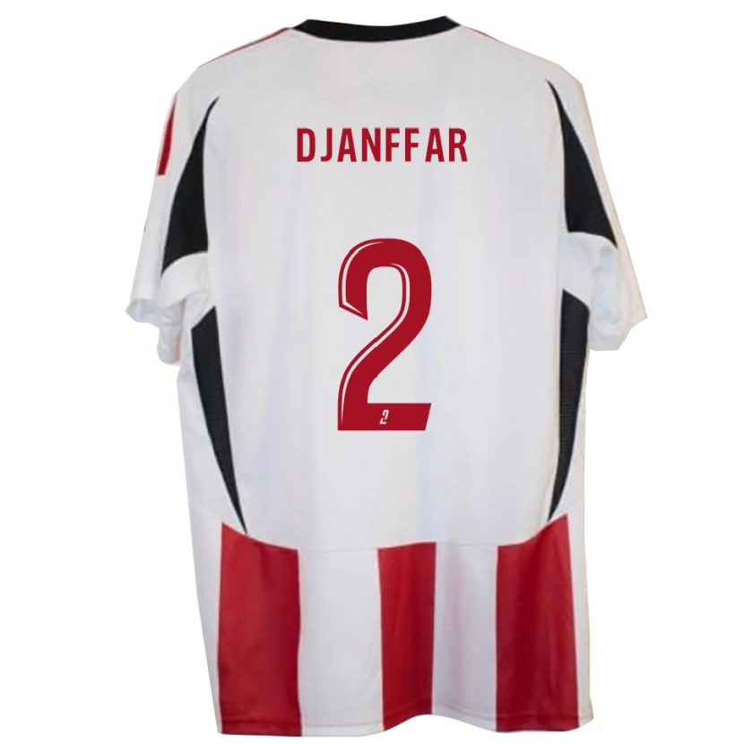 Danxen Hombre Camiseta Amane Djanffar #2 Rojo Azul 1ª Equipación 2025/26 La Camisa México