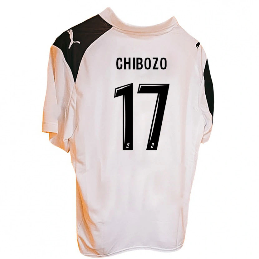 Danxen Hombre Camiseta Josué Chibozo #17 Negro Blanco 1ª Equipación 2025/26 La Camisa México