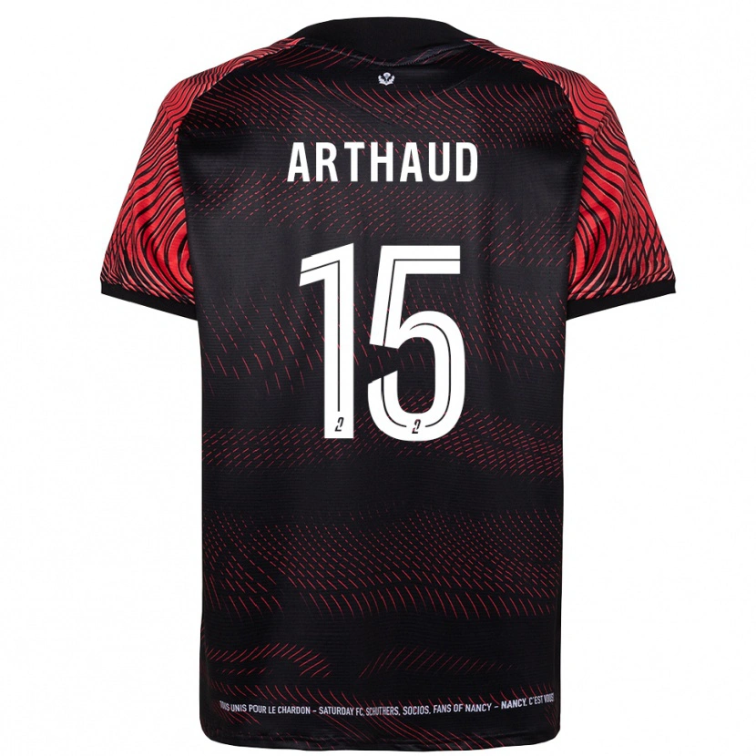 Danxen Hombre Camiseta Isaac Arthaud #15 Blanco Rojo 1ª Equipación 2025/26 La Camisa México