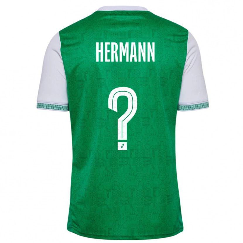 Danxen Hombre Camiseta Laura Hermann #0 Verde Blanco 1ª Equipación 2025/26 La Camisa México