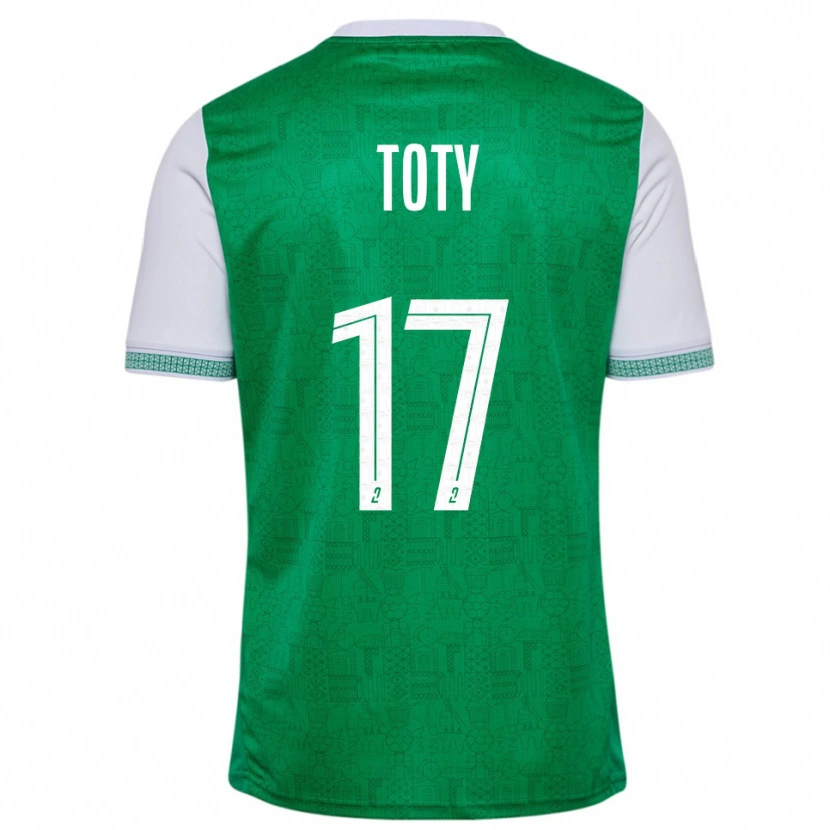 Danxen Hombre Camiseta Mylan Toty #17 Verde Blanco 1ª Equipación 2025/26 La Camisa México