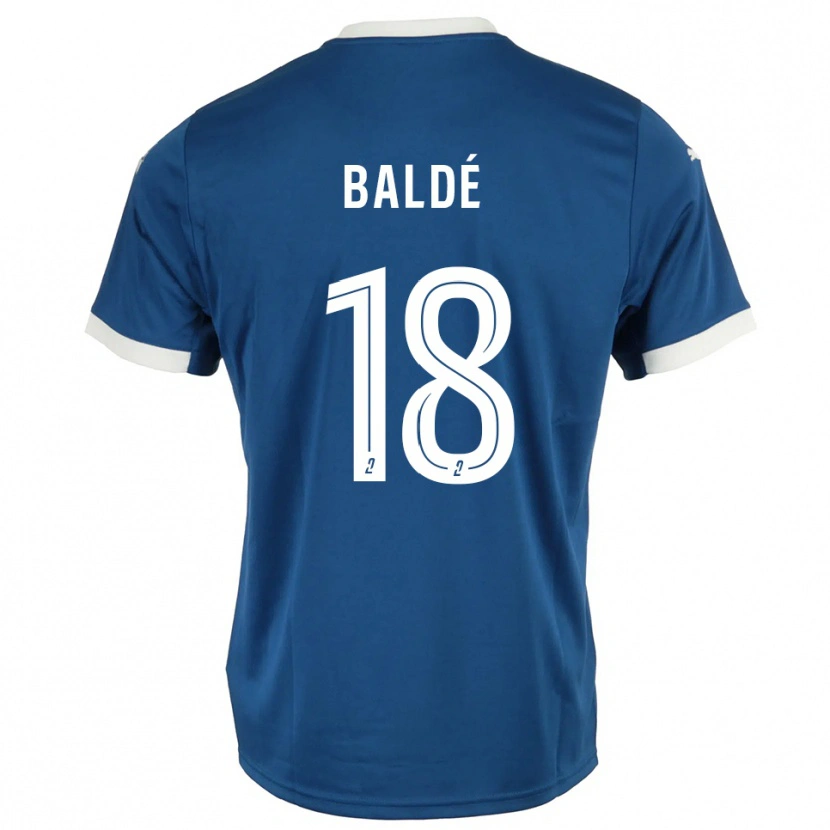 Danxen Hombre Camiseta Thierno Baldé #18 Azul Blanco 1ª Equipación 2025/26 La Camisa México