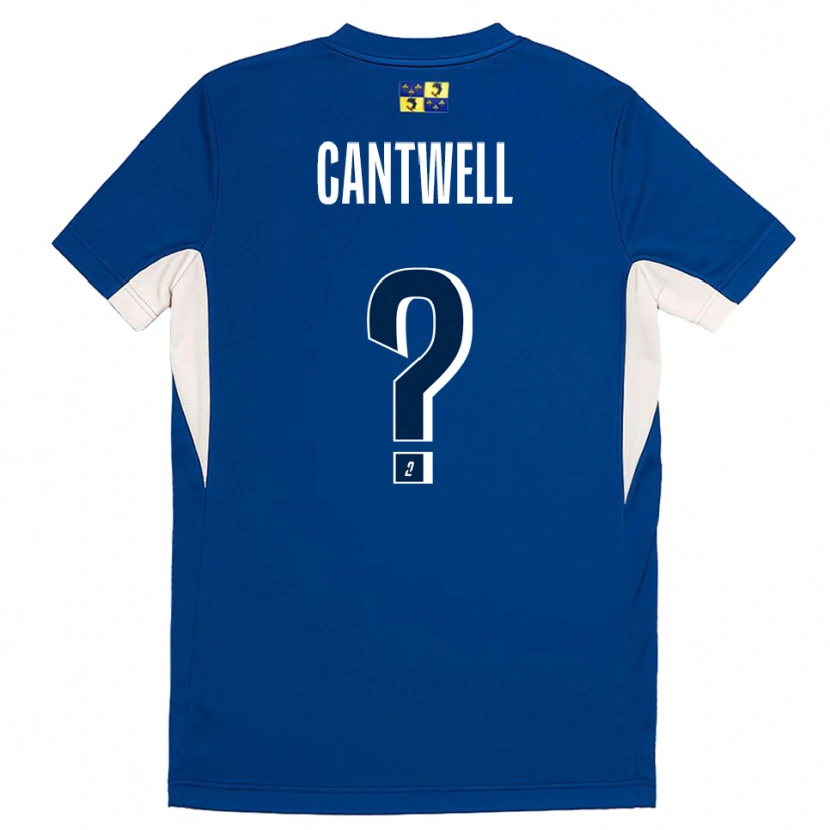 Danxen Hombre Camiseta Anna Cantwell #0 Azul Azul Marino 1ª Equipación 2025/26 La Camisa México