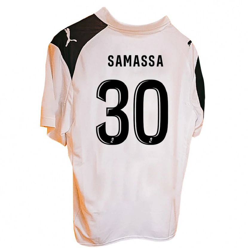 Danxen Hombre Camiseta Mamadou Samassa #30 Naranja Negro 1ª Equipación 2025/26 La Camisa México