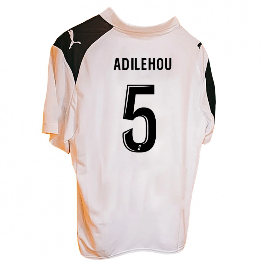 Danxen Hombre Camiseta Moïse Adilehou #5 Naranja Negro 1ª Equipación 2025/26 La Camisa México