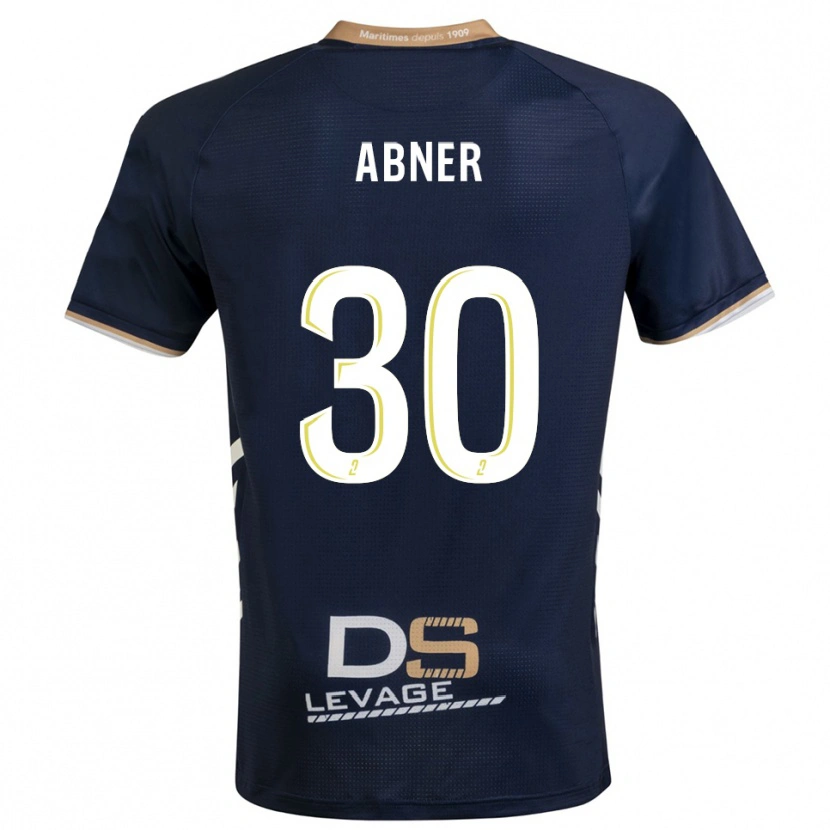 Danxen Hombre Camiseta Felipe Abner #30 Azul Marino Oro 1ª Equipación 2025/26 La Camisa México