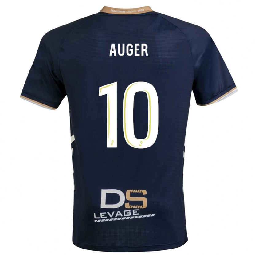 Danxen Hombre Camiseta Ibrahim Auger #10 Azul Marino Oro 1ª Equipación 2025/26 La Camisa México