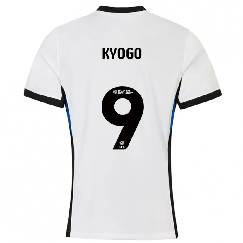Danxen Hombre Camiseta Kyogo Furuhashi #9 Blanco Azul 2ª Equipación 2025/26 La Camisa México